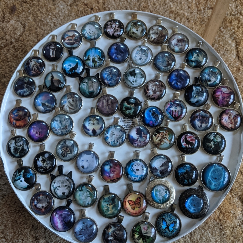 Wolf pendants